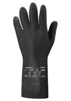 87950070bp Ansell 87-950 Black Latex Glove, Size 7, Latex Coating