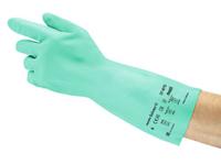 37675100 Ansell AlphaTec Solvex 37-675 Green Acrylic Acrylic Work Gloves, Size 10, Nitrile Coating