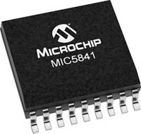 mic5841ywm-tr Microchip MIC5841YWM-TR Octal-Bit 8 Bit Latch, CMOS, 18-Pin SOIC