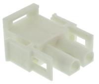 350777-4 TE Connectivity, Universal MATE-N-LOK Male Connector Housing, 6.35mm Pitch, 2 Way, 1 Row
