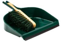 790-6885 RS PRO Green Dustpan & Brush for Hygiene with brush included