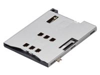 47553-0001 Molex, 47553 6 Way Push/Push Mini Memory Card Connector With Solder Termination