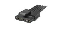 flhs6p008a0 Amphenol Communications Solutions FLHS6P008 Series Straight PCB Socket, 6-Contact, 1-Row, 2.5mm Pitch, Cable Termination