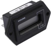701txr002n-1248d2060a Curtis Hour Meter, 6 Digit LCD, 12 → 48 V dc, 20 → 60 V ac