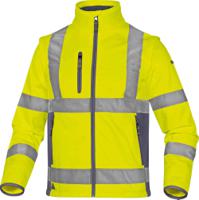 moon2jggt Delta Plus Yellow Unisex Hi Vis Jacket, L