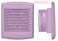 nsycvf85m230pf Filterfan  85m3/h 230V  IP54