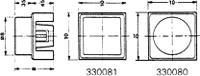 btn300k0230020 C & K Grey Push Button Cap for Use with KSA Series Switch