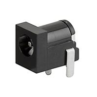 48402201 Schurter, 4840 DC Socket Rated At 2A, 12 VDC, Through Hole, length 14.5mm, Tin