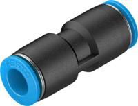 qs-8-50 Festo QS Series Straight Tube-to-Tube Adaptor, Push In 8 mm to Push In 8 mm, Tube-to-Tube Connection Style, 130688
