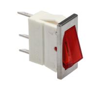 c5503fqnbc Arcolectric (Bulgin) Ltd Illuminated SPST, On-Off Rocker Switch Panel Mount