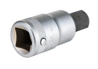 05050019 STAHLWILLE 3/4 in Drive Bit Socket, Hex Bit, 19mm, 80 mm Overall Length