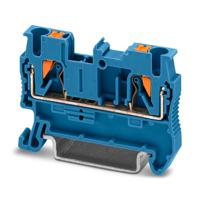 3209523 Phoenix Contact  PT 2.5 BU Series Blue, 0.14 → 4mm², Single-Level, Push In Termination