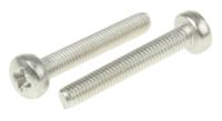 528-772 RS PRO Pozi M3 Pan A2 304 Stainless Steel Machine Screws DIN 7985 x 20.0mm