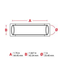 m6-1000-175-342-yl Brady Label Printer Ribbon for use with M610, M611, M710 (with media adapter), BMP61, BMP71 (with media adapter)