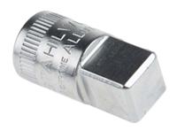 11030002 STAHLWILLE 409 1/4 in Square Adapter, 25 mm Overall