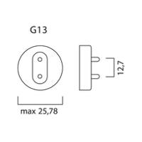 29274 Sylvania ToLEDo Superia 1100 lm 7.5 W LED Tube Light, T8, 2ft