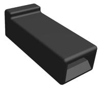 480054-4 TE Connectivity, 250 1 Way Nylon Crimp Terminal Housing, Black