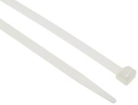 178-513 RS PRO Cable Tie, 380mm x 7.6 mm, Natural Nylon, Pk-100