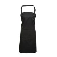 137-0451 RS PRO Black Reusable Cotton, Polyester Apron, 860mm