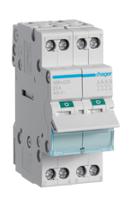 sbn425 Hager 4P Pole Isolator Switch - 25A Maximum Current, IP20