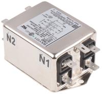 6609066-2 TE Connectivity, Corcom AYO 6A 250 V ac 50Hz, Flange Mount RFI Filter, Spade 3 Phase