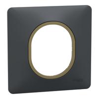 s340702e Anthracite 1 Gang Light Switch Cover
