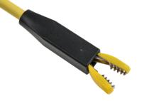 972308100 Hirschmann Test & Measurement Black Grabber Clip with Crocodile Jaws, 20A, 1kV, 4mm Socket