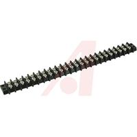 24-140 Cinch Connectors Barrier Strip, 24 Contact, 9.53mm Pitch, 2 Row, 15A, 250 V ac