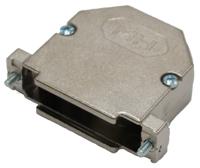 mhdu45zk25-k MH Connectors MHDU45 Series Zinc Angled D Sub Backshell, 25 Way, Strain Relief