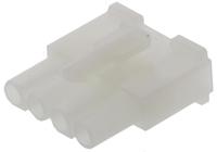 39-03-6044 Molex, STANDARD .093" Female Connector Housing, 6.7mm Pitch, 4 Way, 1 Row