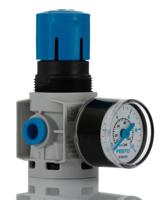 ms2-lr-qs6-d6-ar-bar-b Festo Pneumatic Regulator - 0.5bar to 7bar, 8bar max. input, 8086638