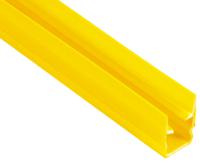 767-5626 RS PRO Yellow PP Cover Strip, 8mm Groove Size, 2m Length