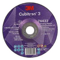 7100303963 3M 74433 Ceramic Grinding Disc, 150mm x 7mm Thick, 36+ Grade, 10 in pack