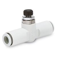 as2001fm-06 SMC AS2001FM Series Tube Flow Controller, 6mm Tube Inlet Port x 6mm Tube Outlet Port
