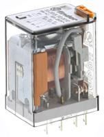 553381100010 Finder Plug In Power Relay, 110V ac Coil, 10A Switching Current, 3PDT