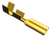 140717-1 TE Connectivity FASTON .110 Uninsulated Female Spade Connector, Receptacle, 2.79 x 0.51mm Tab Size, 0.3mm² to 0.8mm²