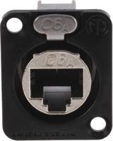 ne8fdx-p6-b Neutrik, etherCON CAT6A D shape Connector for use with etherCON Connectors