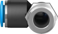 qsl-12-12-20 Festo Elbow Threaded Adaptor, R 1/2 Male to Push In 12 mm, Threaded-to-Tube Connection Style, 130738