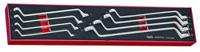 tex6308 Teng Tools 8-Piece Spanner Set, 6 x 7 mm, 8 x 9 mm, 10 x 11 mm, 12 x 13 mm, 14 x 15 mm, 16 x 17 mm, 18 x 19 mm, 20 x 22