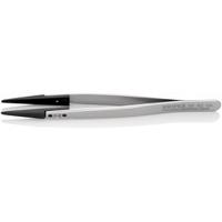 92-81-04 Knipex 130 mm, Stainless Steel, Carbon Fibre Reinforced Plastic, Smooth, ESD Tweezer