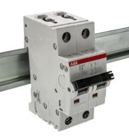2cds252001r0041-s202-d4 ABB System Pro M Compact S200 MCB, 2P, 4A Curve D, 400V AC, 125V DC, 10 kA Breaking Capacity