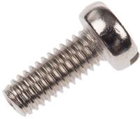 482-9833 RS PRO Slot M4  Cheese Head Brass Machine Screws DIN 84 x 10.0mm
