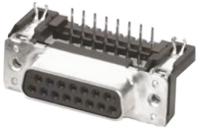 09663526611 HARTING D-Sub Standard 25 Way Right Angle Through Hole D-sub Connector Socket, 2.76mm Pitch, with Boardlocks, M3