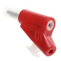 r-941-461-600 Radiall Red Male Banana Plug, 4 mm Connector, 30A, 750V ac, Nickel, Tin Plating