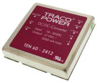 ten-60-2412 TRACOPOWER TEN 60 DC-DC Converter, 12V dc/ 5A Output, 18 → 36 V dc Input, 60W, Through Hole, +85°C Max Temp
