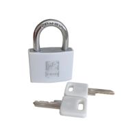 195-8228 RS PRO Key Aluminium, Steel Padlock, Keyed Alike, 6mm Shackle, 43mm Body