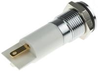 843-2528 RS PRO Orange Panel Mount Indicator, 21.6 → 26.4V dc, 14mm Mounting Hole Size, IP67