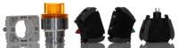 265-7653 RS PRO Knob Selector Switch - (1NC/1NO) 30mm Cutout Diameter, Illuminated 2 Positions