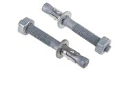 264-6414 RS PRO Steel Through Bolt M10 x 80mm, 10mm Fixing Hole