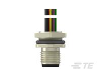t4171230012-001 TE Connectivity Circular Connector, 12 Contacts, Front, M12 Connector, Plug, Male, IP67, M12 Series